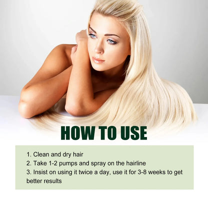 Hair Fast Growth Serum Spray Prevent Baldness Anti Loss Promote Thicker Nourishing Follicles Repair Scalp Dry Hair Grow Liquid