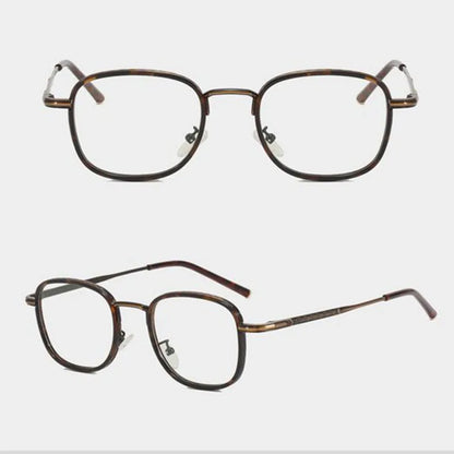 New Myopic Prescription Glasses Frame Women Men Art Metal Optical Eyeglass Frame INS Fashion Retro Anti Blue Light Eyewear