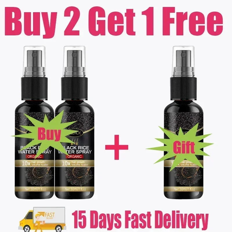 Gray White Hair Treatment Serum Cover White Hair To Black Natural Color Repair Spray Anti Loss Hair Restore Healthy Hair Care