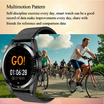 Commerce Watch Men Smartwatch 1.52 HD Wireless Call Health Tracker Custom Photo Happy Birthday Present Women Watches Gentleman