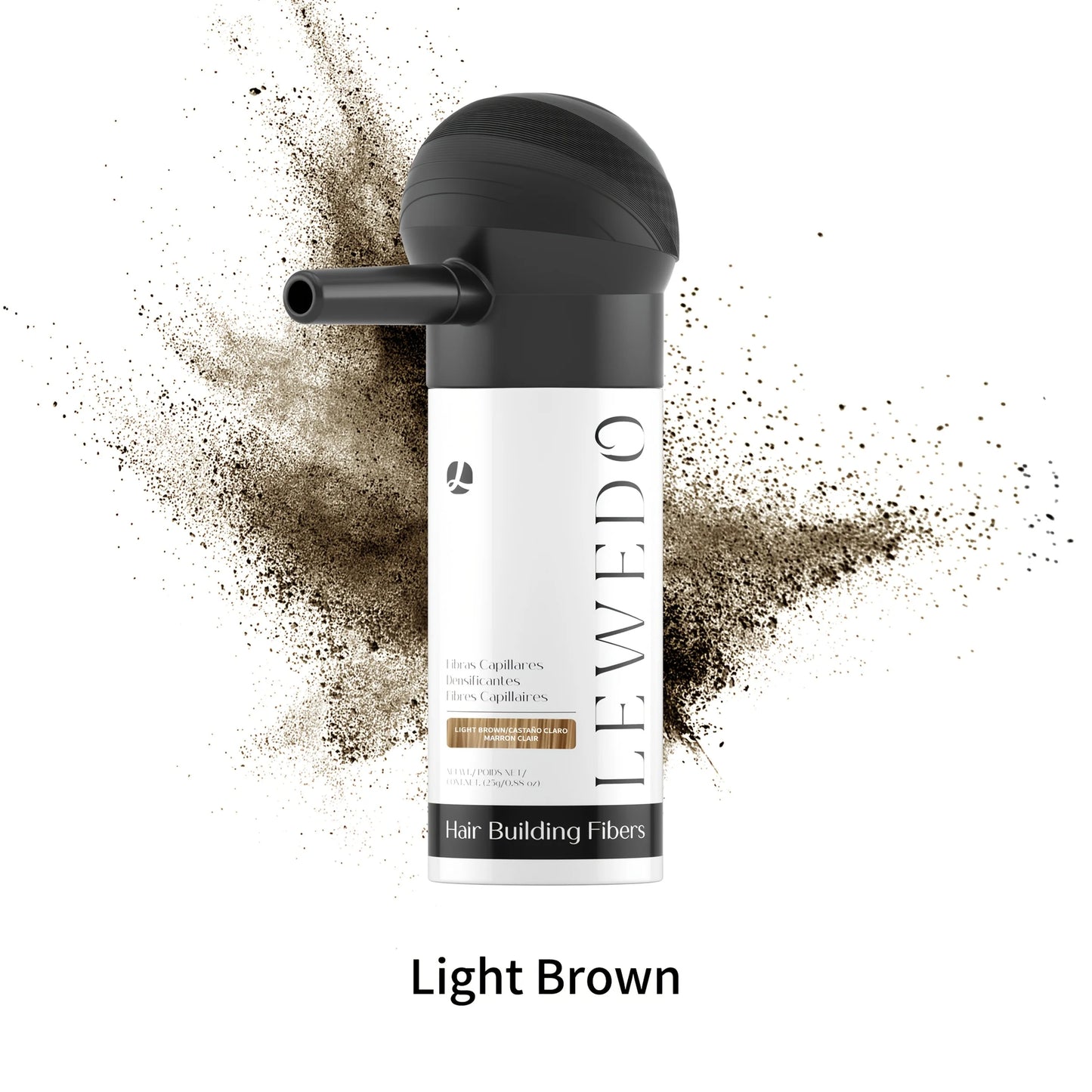 2pcs/set Hair Fibers Regrowth Powders Keratin Applicator Hair Building Fibers Spray Pump Hair Growth Products Beauty Health