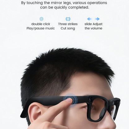 E02 HeyCyan 8.0 Million Pixel Camera Video Recording AI Voice Activation Xunfei Chat GPT Wearable Headset AI Shooting Glasses