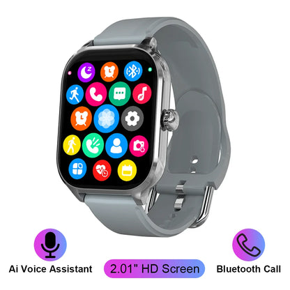 KESHUYOU 2025 New Smart Watch H9 Pro Max 2.01 inch HD Display Receive Calls Multi Sport Mode Smartwatch for Men Women Gift