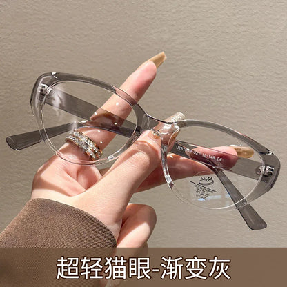ZIROSAT 81059 New anti blue  Ultralight  TR90 Myopia Glasses Retro Square Optical Prescription Eyeglasses Frame For Men Or Women