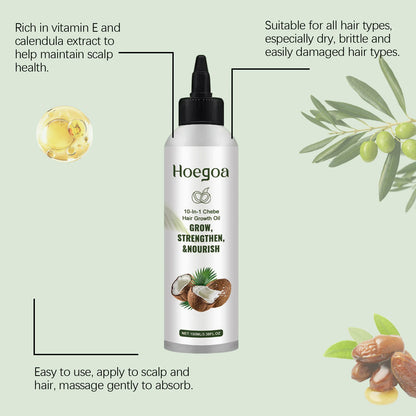 Coconut Hair Care Oil Natural Plant Essence Deeply Nourishe Hair Scalp Reduce Hair Breakage Improve Dryness Moisturize Hair Oil