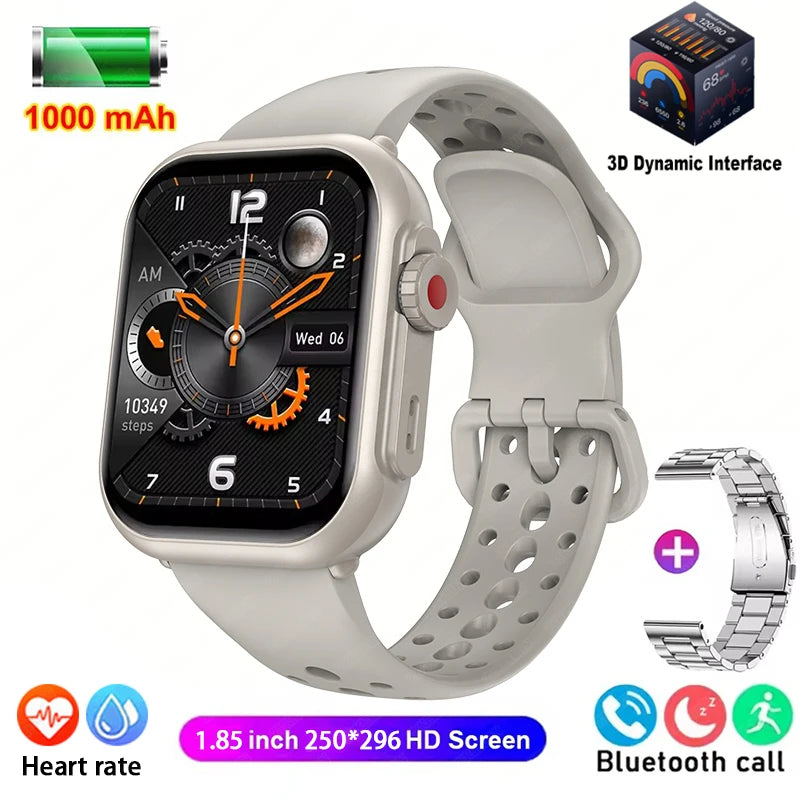 Smart Watch Ultra 2 SE Men Women 1000mAh AMOLED Heart Rate 100+Sport Bluetooth Call GPS Track Waterproof Smart Watch For Apple