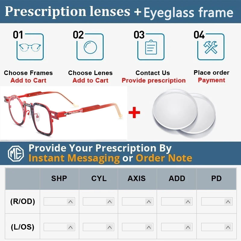 Color Ultralight Pure Titanium High-Quality Fashionable Men Square Irregular Polygon Women Personality Lightweight Glasses Frame