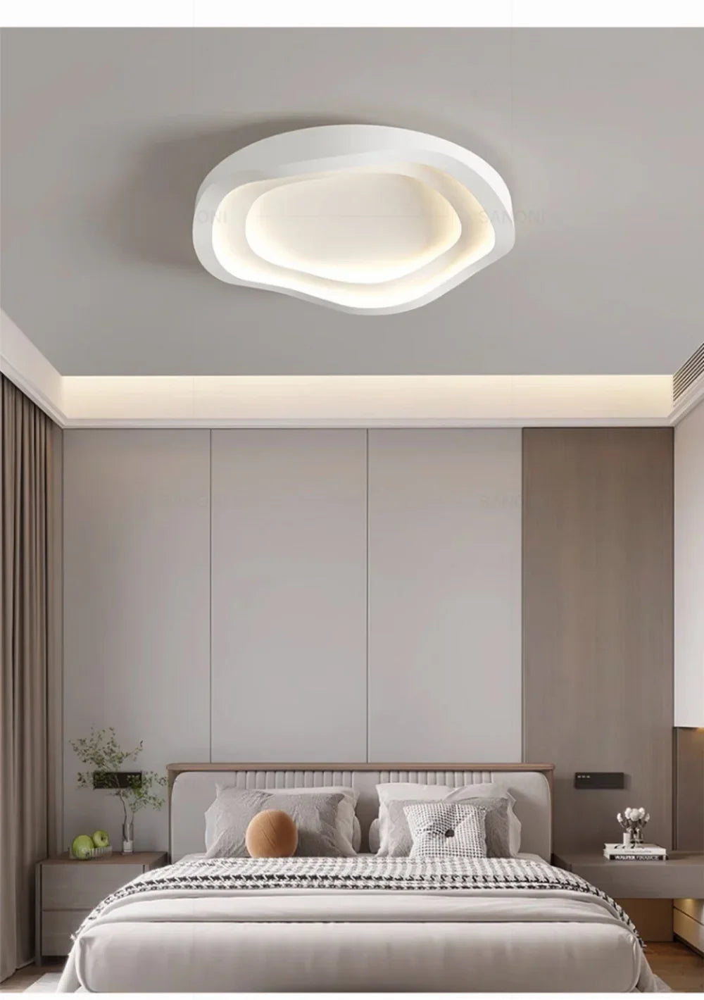 Modern LED Ceiling Lamp for Living Dining Room Study Bedroom Geometry Ceiling Lights Indoor Home Decor Lighting Fixture Luster