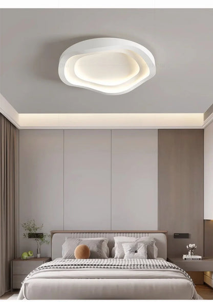 Modern LED Ceiling Lamp for Living Dining Room Study Bedroom Geometry Ceiling Lights Indoor Home Decor Lighting Fixture Luster