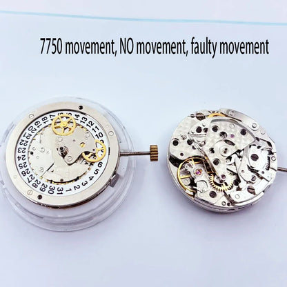 Watch accessories China Dandong 7750 movement, NO sport, faulty movement