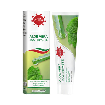 Aloe Vera Toothpaste Deep Cleaning Freshens The Mouth Removes Yellow Teeth Stain Bad Breath Teeth Care Product Natural Formulas