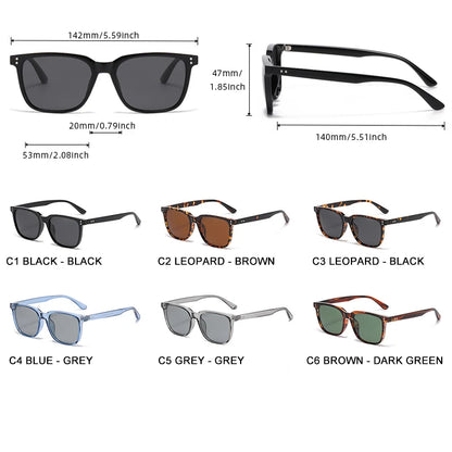 Stylish Polarized Sunglasses Men Women Classic Square Male Sun Glasses Fashion Outdoor Driving Shades UV400