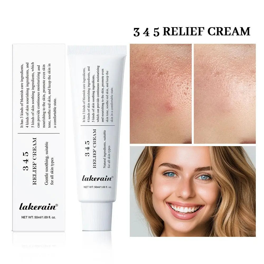 3 4 5 Relief Cream Address Blemishes Nourish The Skin And Provide Soothing Care Face Lifting Beauty Moisturizer Korean Cosmetics