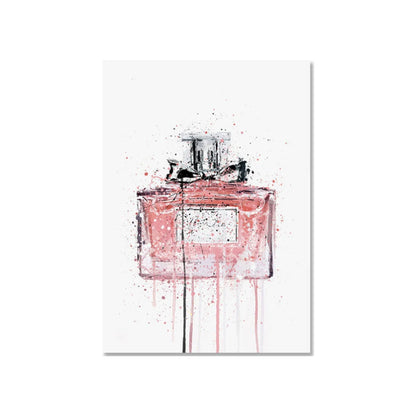 Abstract Street Graffiti Ink Style Perfume Stylized Wall Art Posters Home Room Decor Canvas Painting Mural Picture Print Artwork