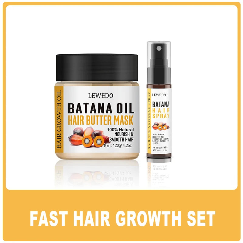 Batana Oil Africa Women Traction Alopecia Treatment Batana Hair Spray 100% Natural Hair Regrowth Hair Loss Crazy Fast Growth Oil