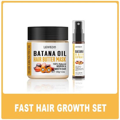 Batana Oil Africa Women Traction Alopecia Treatment Batana Hair Spray 100% Natural Hair Regrowth Hair Loss Crazy Fast Growth Oil