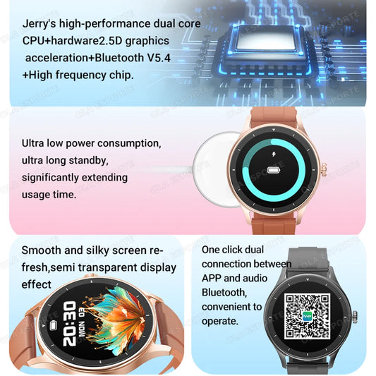 New NFC Smart Watch Women Heart Rate Blood Oxygen Monitor Wireless Call Smartwatch 100+Sports Modes Pedometer Men Sports Watches