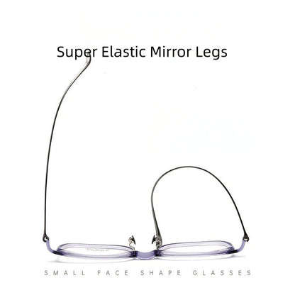 FIRADA Fashion Transparent Glasses Vintage Luxury Titanium Eyeglasses Ultra Light Prescription Eyewear Frame For Women L9111Y