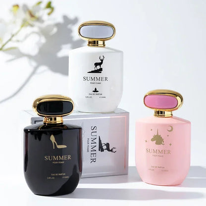 100ML Perfumes De Mujer Perfumes Árabes Originales Fresh Citrus Floral Scent Eau De Toilette with A Long-lasting Fragrance