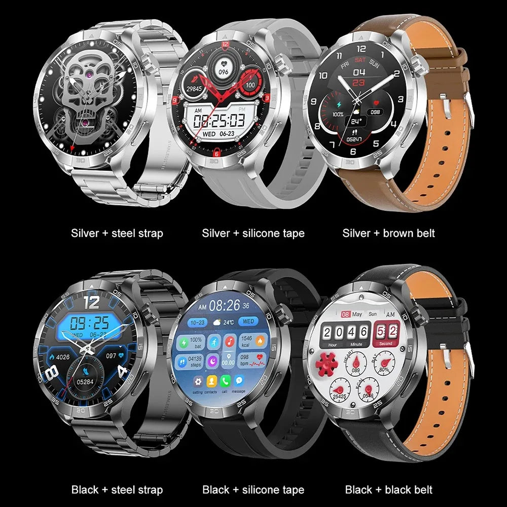New For Huawei Xiaomi Military GPS NFC Smart Watch Men Compass Waterproof Outdoor Sport Tracker Bluetooth Call Smartwatch Women