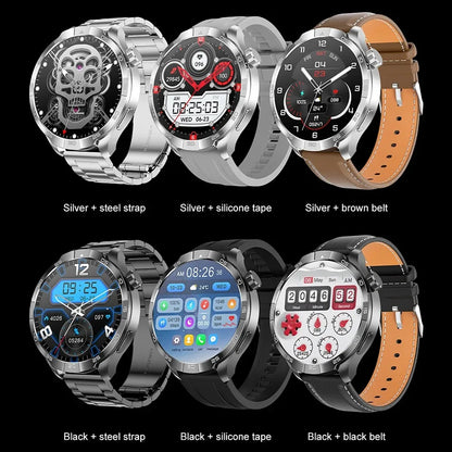 New For Huawei Xiaomi Military GPS NFC Smart Watch Men Compass Waterproof Outdoor Sport Tracker Bluetooth Call Smartwatch Women