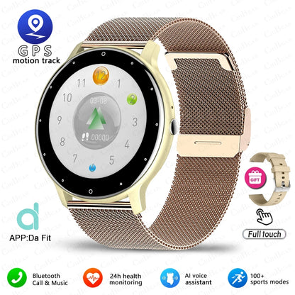 For Xiaomi Fashion Ladies Smart Watch Full Touch Screen HD Screen Health Monitoring Heart Rate Waterproof Bluetooth Call Watch