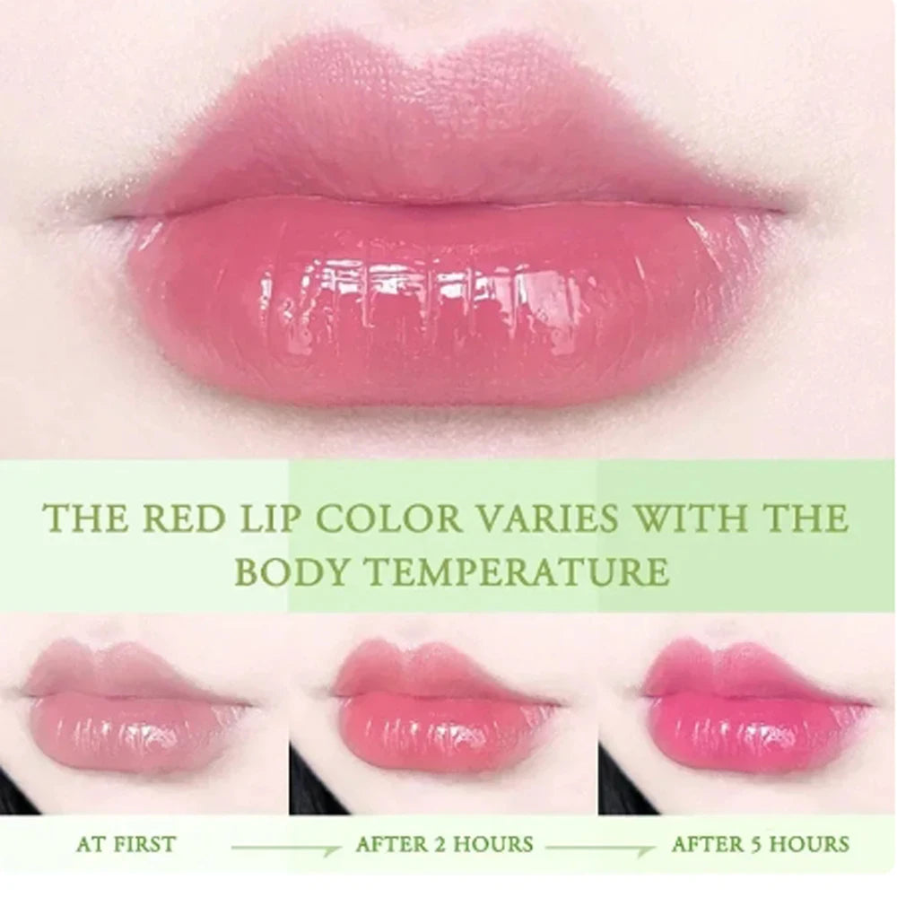 1Pcs Moisture Lip Balm Long-Lasting Natural Aloe Vera Lipstick Color Mood Changing Long Lasting Moisturizing Lipstick Anti Aging