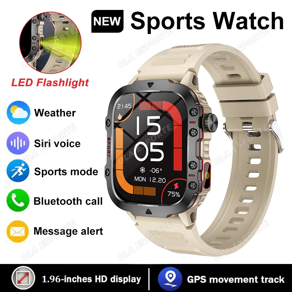 New Men Smart Watch 100+Sports Modes Waterproof Health Smartwatch Fitness Clock Running Pedometer Bluetooth Call Message Preview
