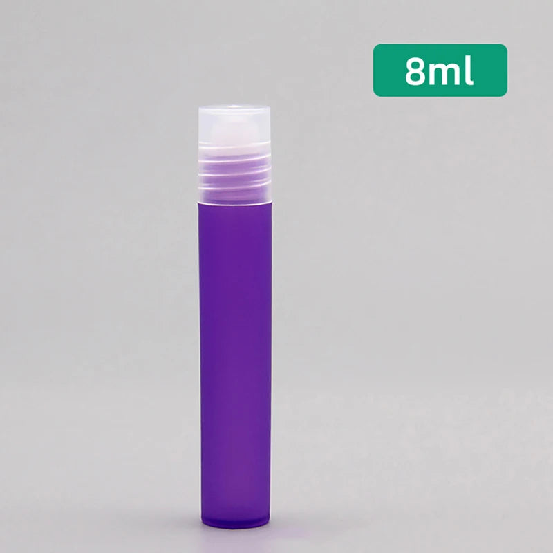 5/8/10ml Empty Perfume Roll Roller Ball Bottle On Plastic Liquids Oil Container Refillable Bottles Holders New Bottling Bottle
