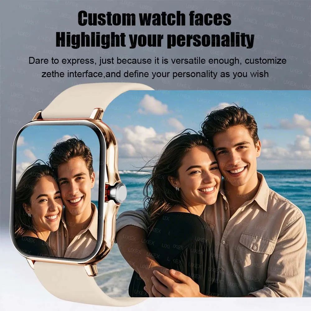 Classic Smartwatch Men 1.83HD Full Screen Bluetooth Call Health Tracker Sport Modes Multifunction Christmas Gift Watches Fashion