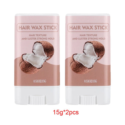 Hair Wax Stick 15g Non-Greasy Style Aloe Vera Sakura Flavored Anti-frizz Artifact Hair Long-lasting Style for Wig Edge Control