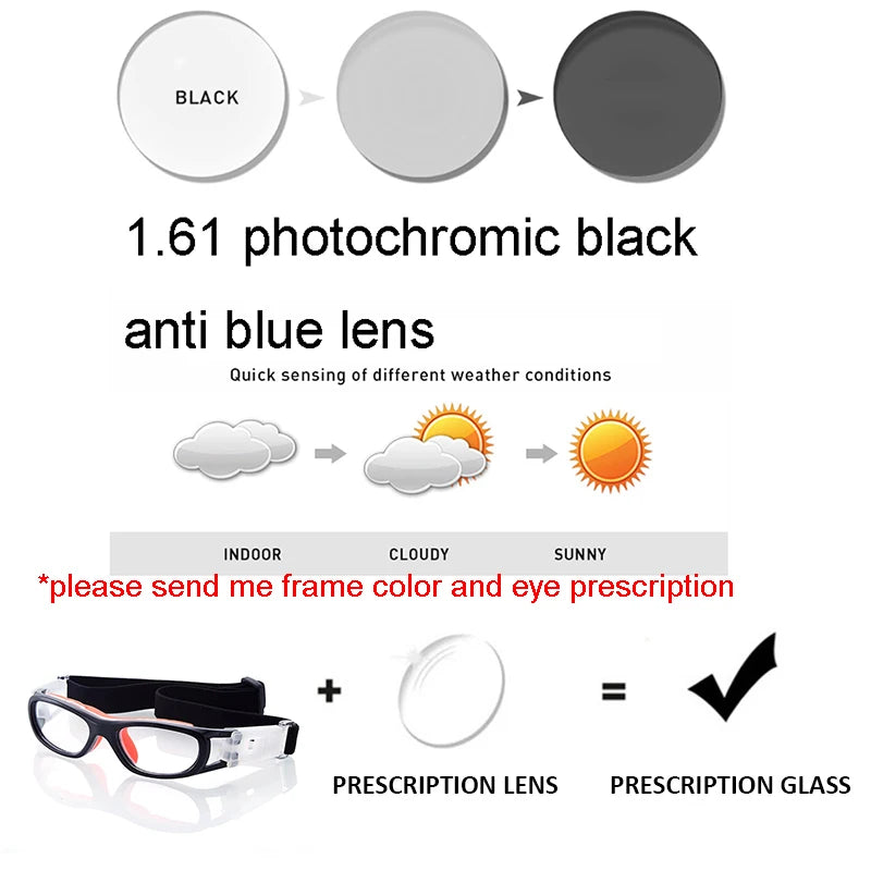 Kids Basketball Google Protection Can Put Prescription Lens Suit For Football  Sports Glasses Frame