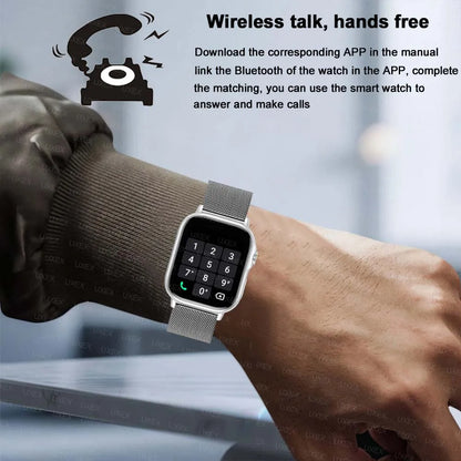 Extravagant Smartwatch Watch 2.01 Inch HD Christmas Gift Wireless Call Health Tracker Custom Photo Al Voice Christmas Gift Watch