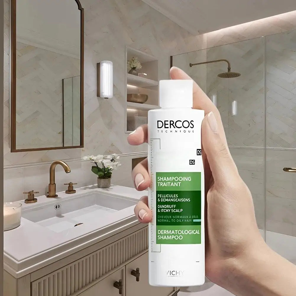 Dercos Oil-Control Shampoo Removes Dandruff Repairs Damaged Hair Improves Scalp Environment For Hair Care
