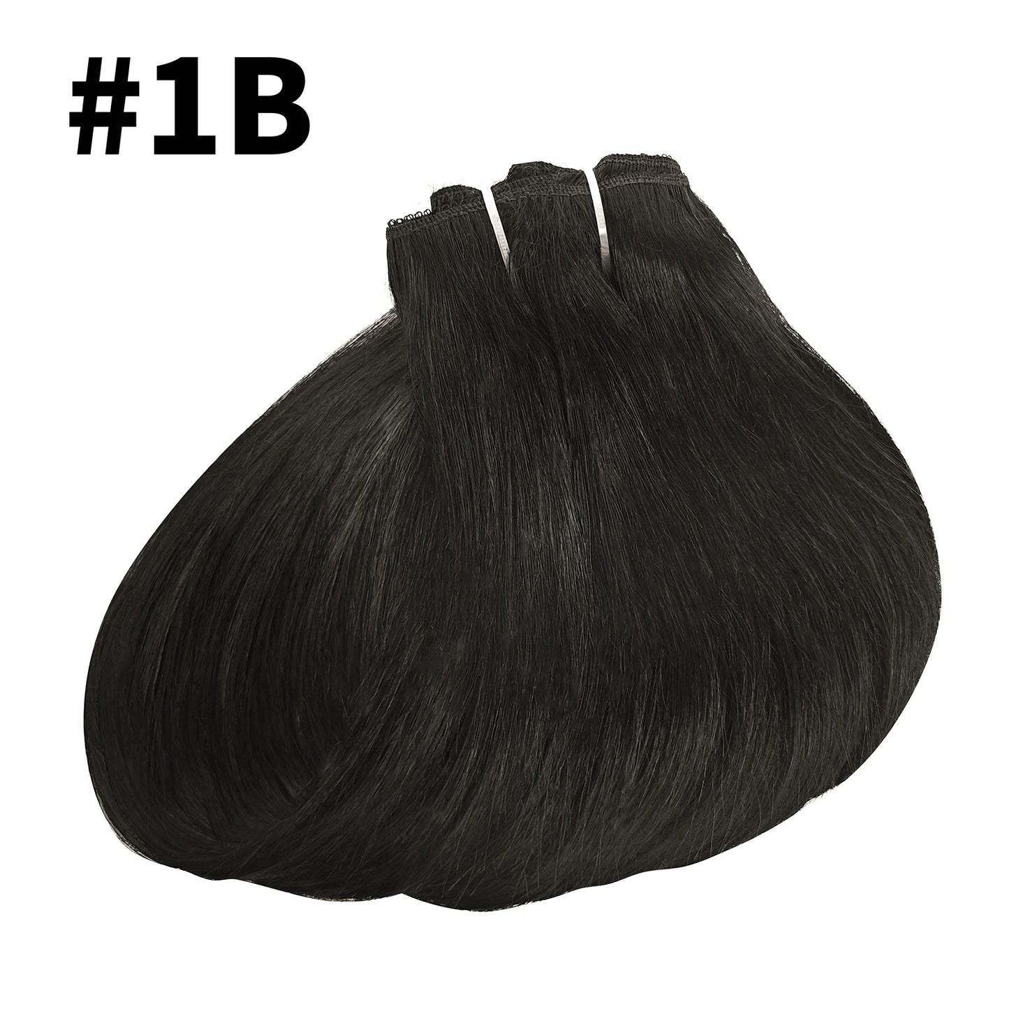 Straight Clip in Hair Extensions Human Hair Brazilian Remy Natural Full Head Seamless Human Hair Clip in Extensions For Women