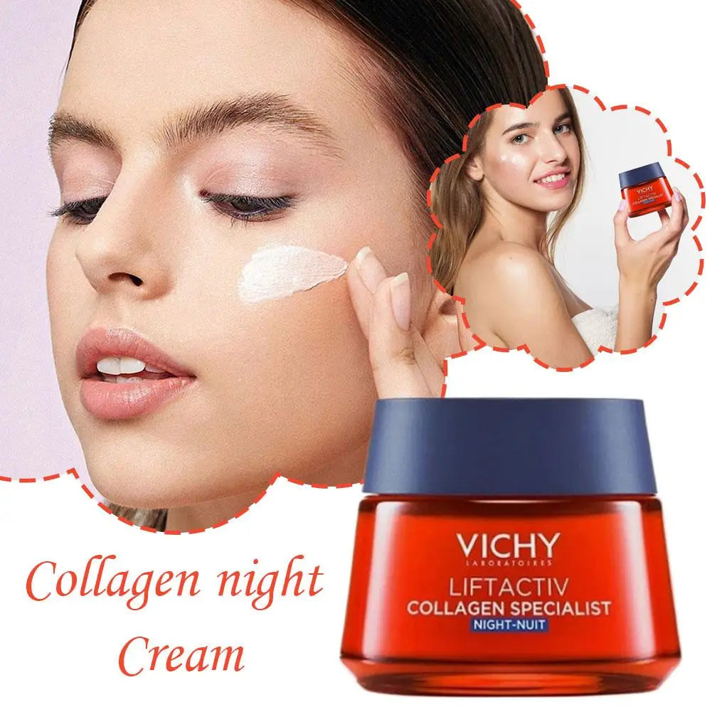 Vichy 50ml Multi Effect Wash Free Face Cream Moisturizing, Brightening Firming Tighten And Moisturize Skin