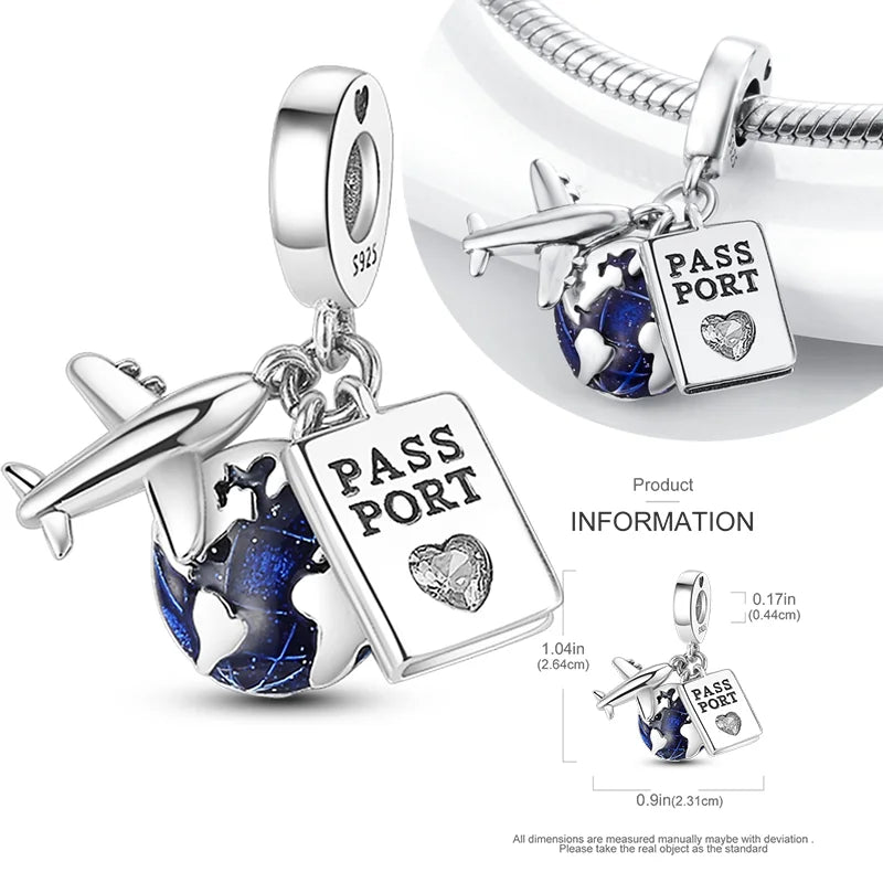 Hot Sale 925 Silver Charms Beads Perfume Animal Butterfly Pendants Fit Original Bracelet DIY Jewelry