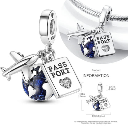 Hot Sale 925 Silver Charms Beads Perfume Animal Butterfly Pendants Fit Original Bracelet DIY Jewelry