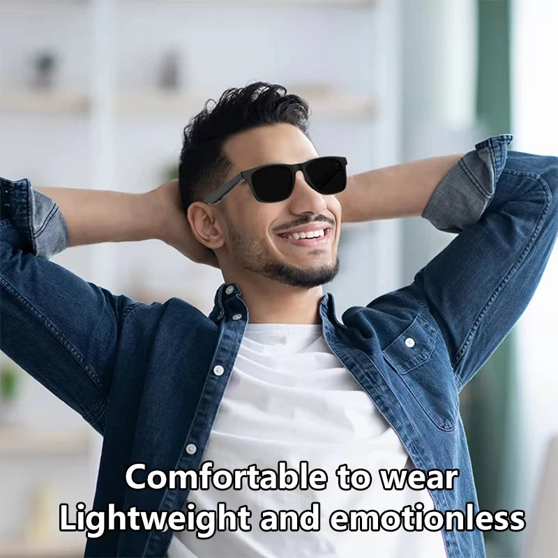 Xiaomi New Smart Glasses Bluetooth Voice Call Control Audio Glasses Music UV Polarized Fashion Portable Sunglasses Men Women