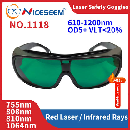 Professional Laser Safety Glasses Goggles 190nm-10600nm Eyewear Protective Eye Protection for Laser protective glasses certified