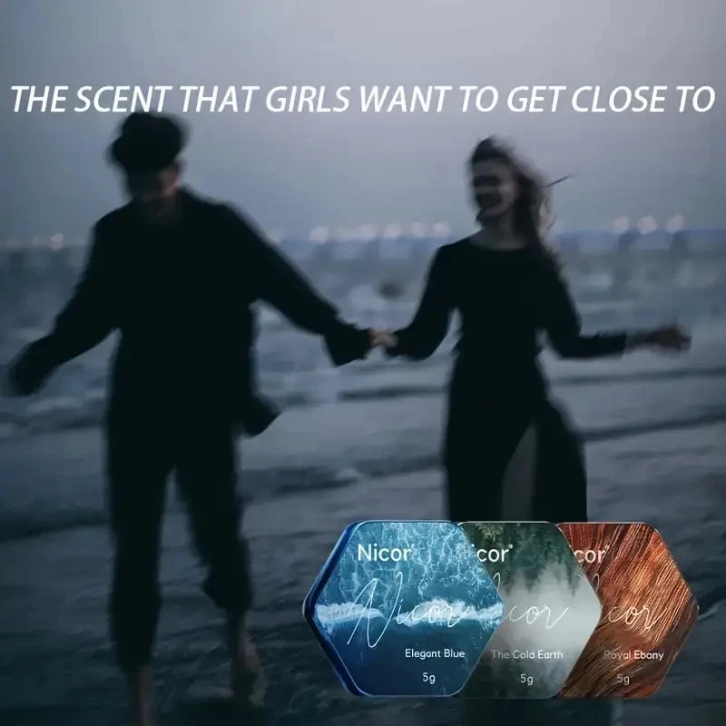 Men's Portable Refreshing And Durable Solid Ointment, Perfume For Dating And Daily Life, Ideal Christmas Gift For Boyfriend