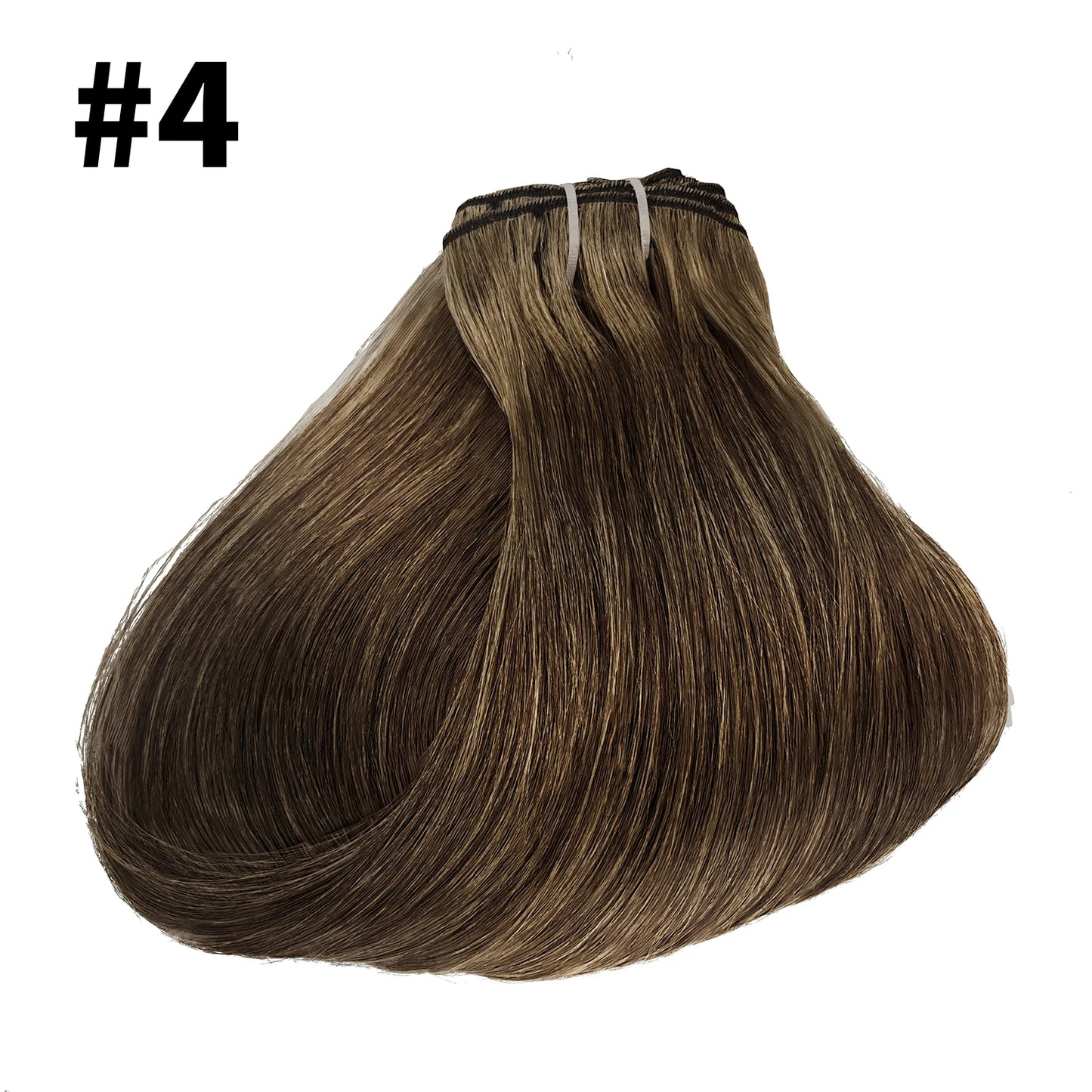 Straight Clip in Hair Extensions Human Hair Brazilian Remy Natural Full Head Seamless Human Hair Clip in Extensions For Women