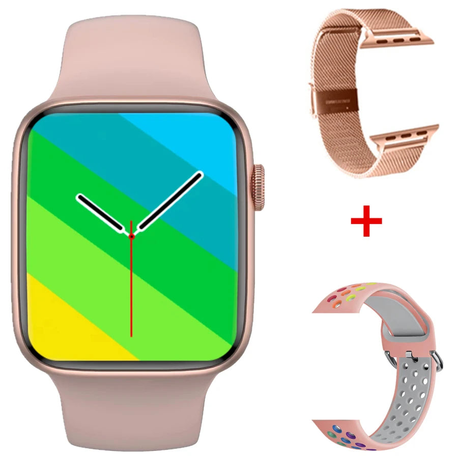 NEW Watch 10 Smart Watch Men Body Temperature BT Call NFC Always on Display GPS Sport Watches Smartwatch For iPhone Android