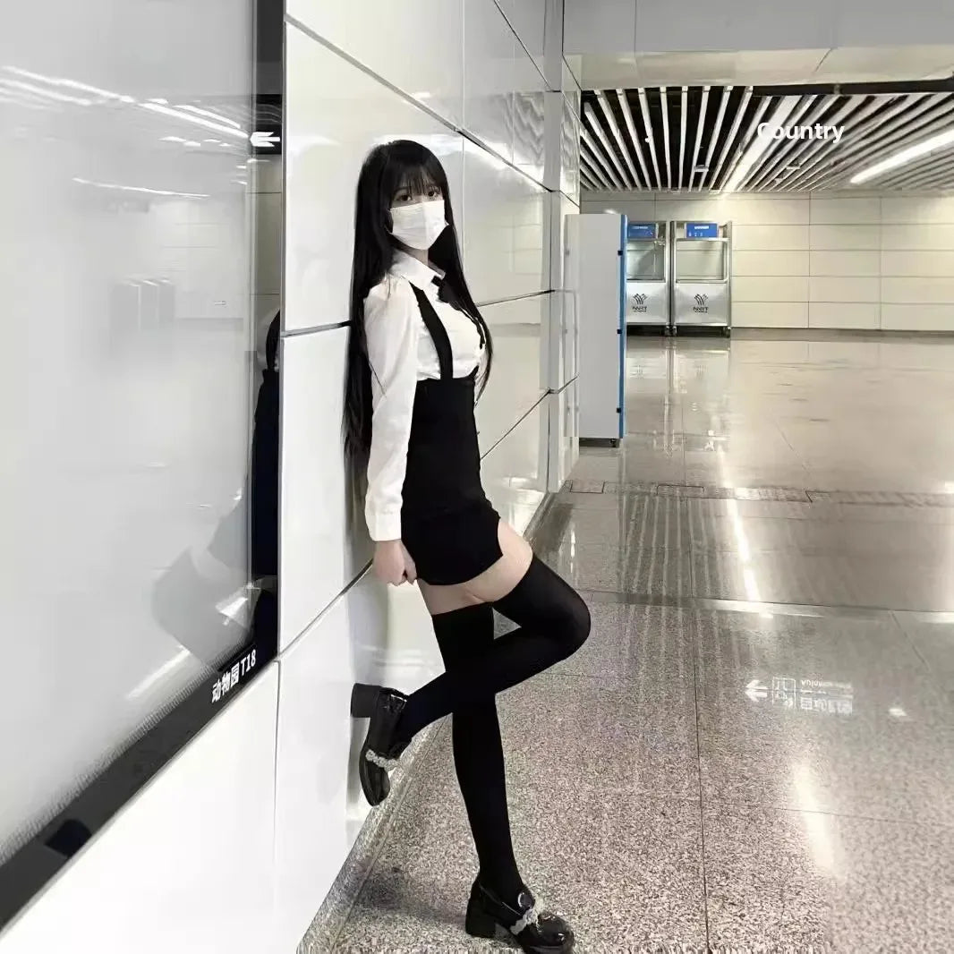 American Style Women's Spring Summer New 2023 Pleated Shirt Collar Tie Backless Hip Package Dress 2-piece Set China Origin