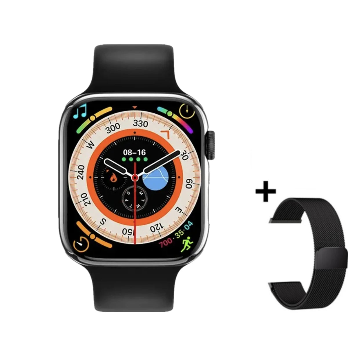 NEW Watch 10 Smart Watch Men Body Temperature BT Call NFC Always on Display GPS Sport Watches Smartwatch For iPhone Android