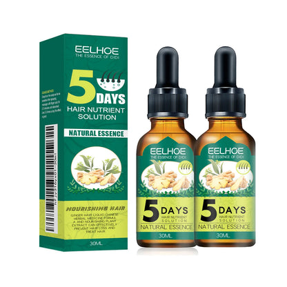 Fast Effective Growth Hair Essential Oil 5 Day Ginger Prevent Hair Loss Scalp Treatment Thicker Hair Care Products For Men Women
