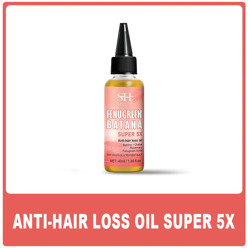 Batana Super 5x Hair Growth Oil Chebe Butter Hair Mask Rosemary Hair Regrowth Serum Fenugreek Seed Regrowth Thicken Oil Amla Oil