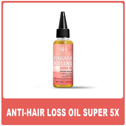 Batana Super 5x Hair Growth Oil Chebe Butter Hair Mask Rosemary Hair Regrowth Serum Fenugreek Seed Regrowth Thicken Oil Amla Oil