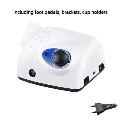 Professional 65W Nail Drill Machine - 40,000 RPM Strong E-file with Advanced Micro Motor, for Salon & Home Nail Art