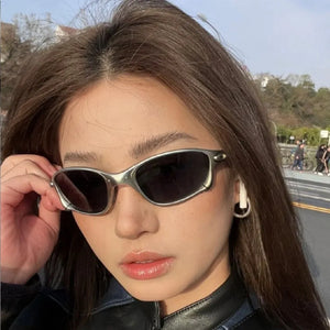 Fashion Sport Cycling Sunglasses Goggles Gradient UV400 Cyberpunk Sunglasses for Men Women Retro lunettes de soleil homme